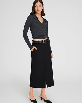 Trouser Midi Skirt