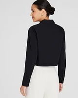 Cropped Button-Down Shirt