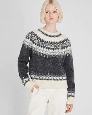 Fair Isle Alpaca Blend Sweater