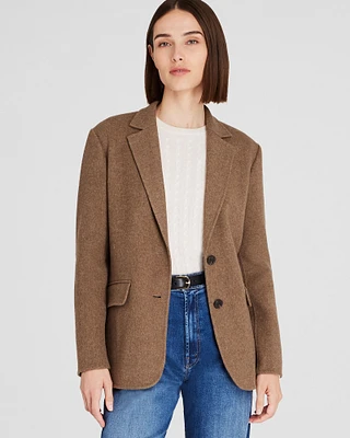 Double-Faced Blazer Coat