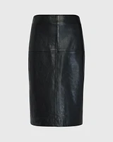 Leather Pencil Skirt