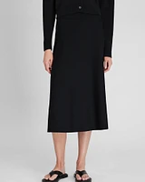 Merino Midi Sweater Skirt