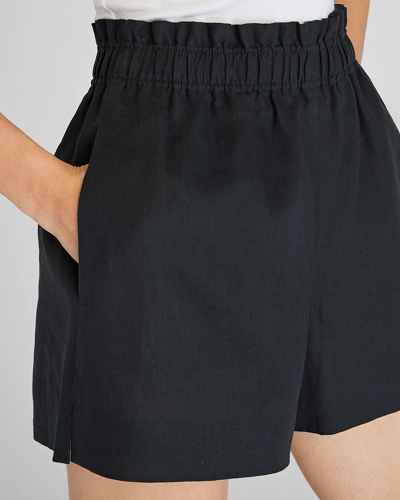 Linen Pull-On Short