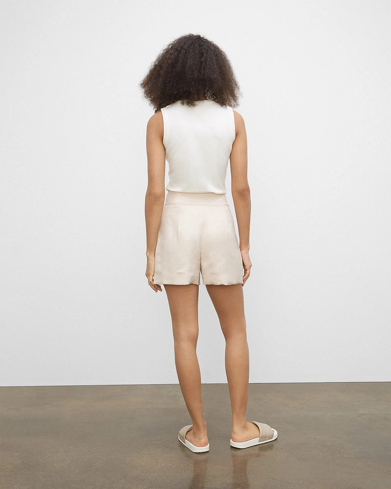 Linen Blend Short