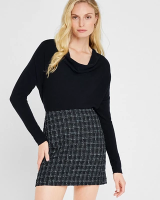 Cowl Neck Cashmere Sweater