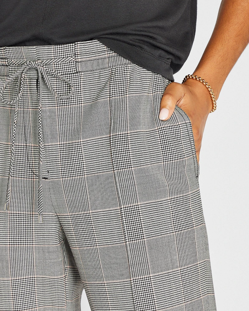 Plaid Tailored Jogger
