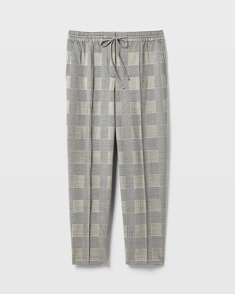 Plaid Tailored Jogger