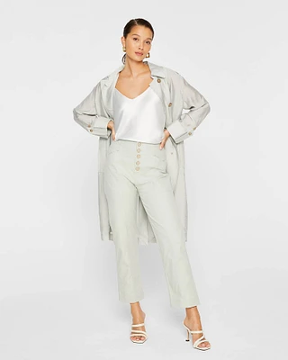 Button Front Utility Pants