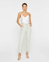 Button Front Utility Pants