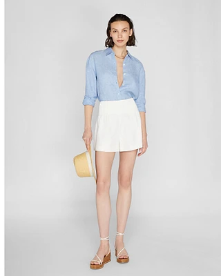 Pintuck Short