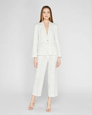 Plaid Signature Linen Blend Pant