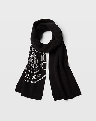 Crest Wool Scarf