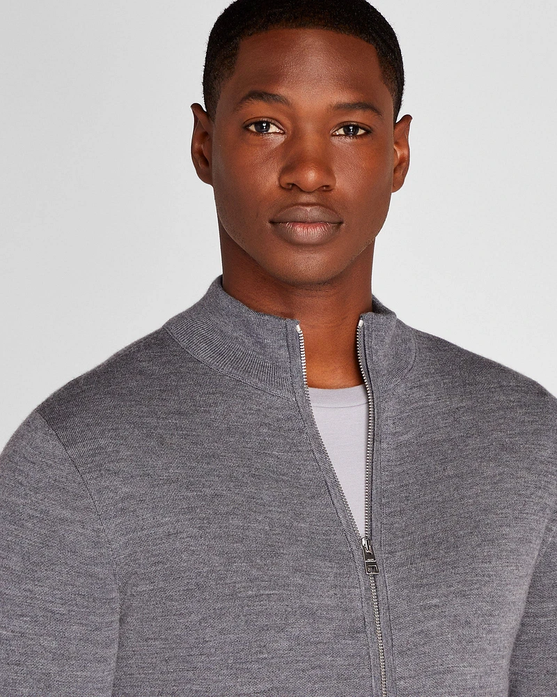 Soft Doubleface Full Zip Sweater