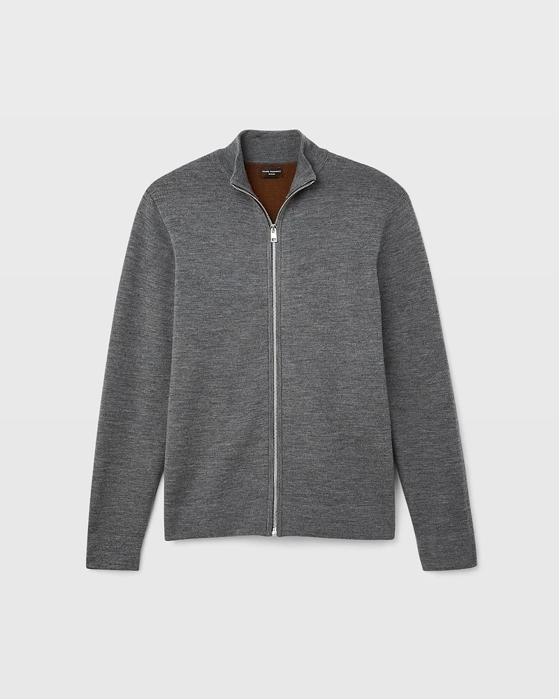 Soft Doubleface Full Zip Sweater