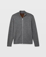 Soft Doubleface Full Zip Sweater
