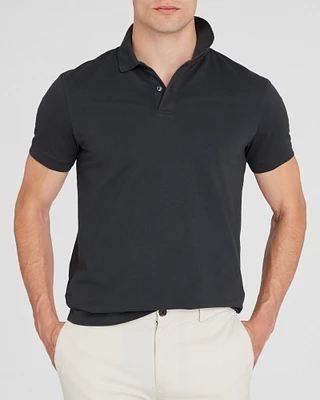Short-Sleeve Clean Pique Polo