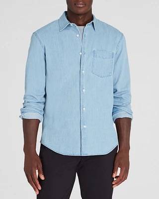Long-Sleeve Denim Shirt