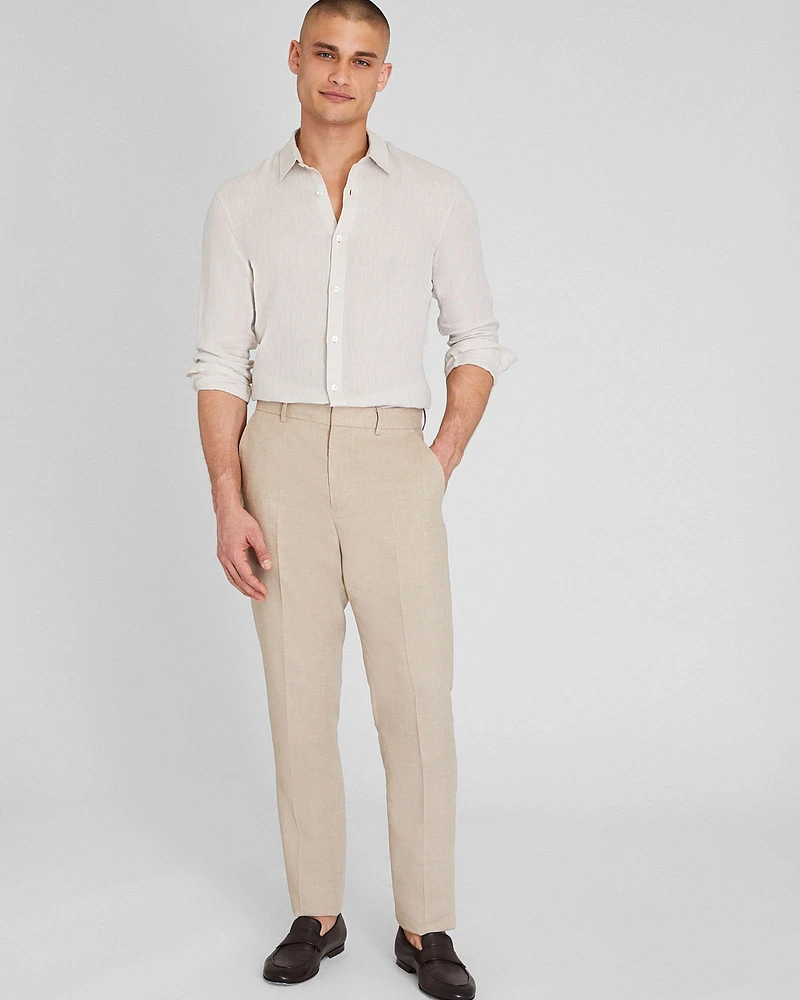 Tech Linen Suit Trouser