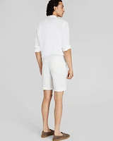 Pleated Linen Short