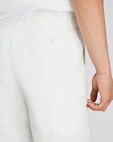 Pleated Linen Short
