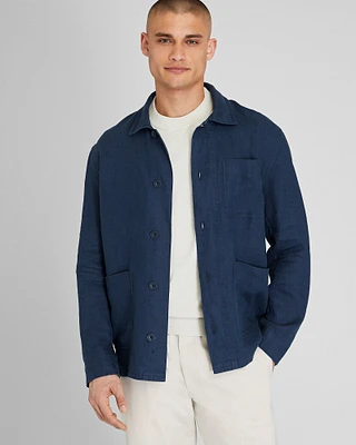 Linen CPO Shirt Jacket