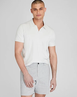 Short Sleeve Tech Johnny Collar Polo