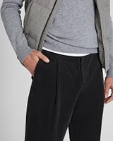 Pleated Corduroy Pants