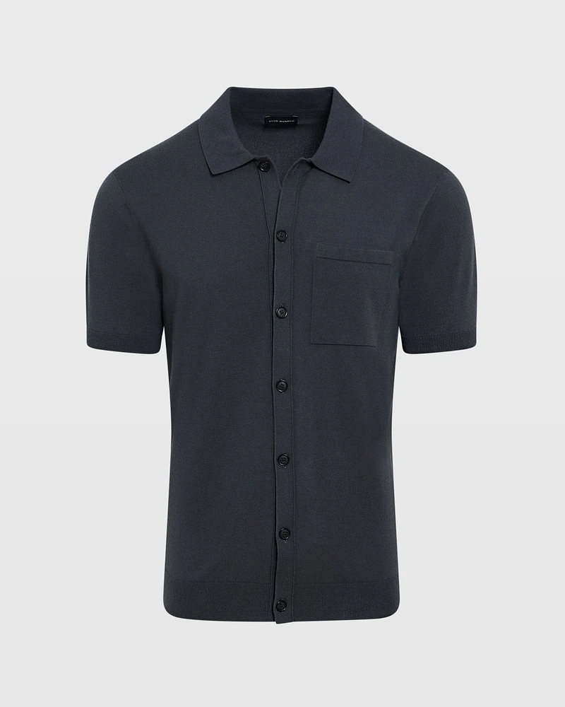 Short-Sleeve Tech Button-Down Shirt