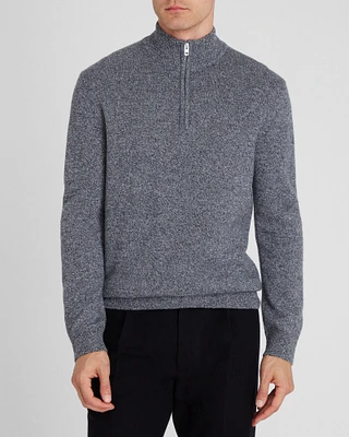 Cashmere Blend Quarter-Zip Sweater