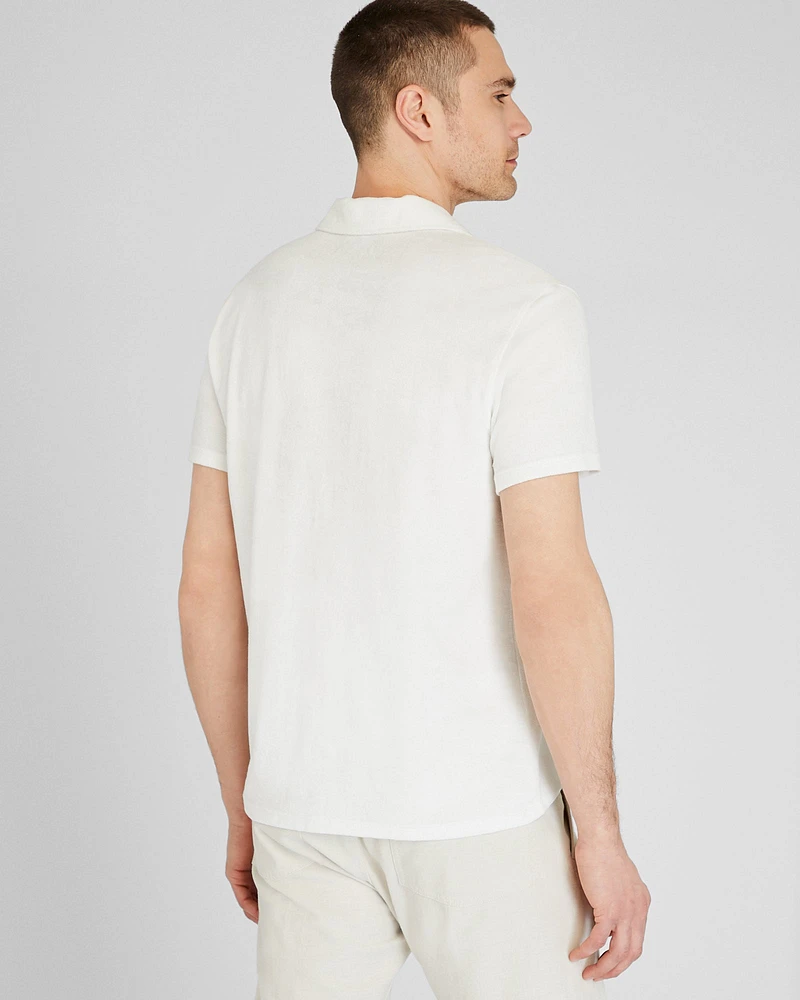 Loop Terry Johnny Collar Polo