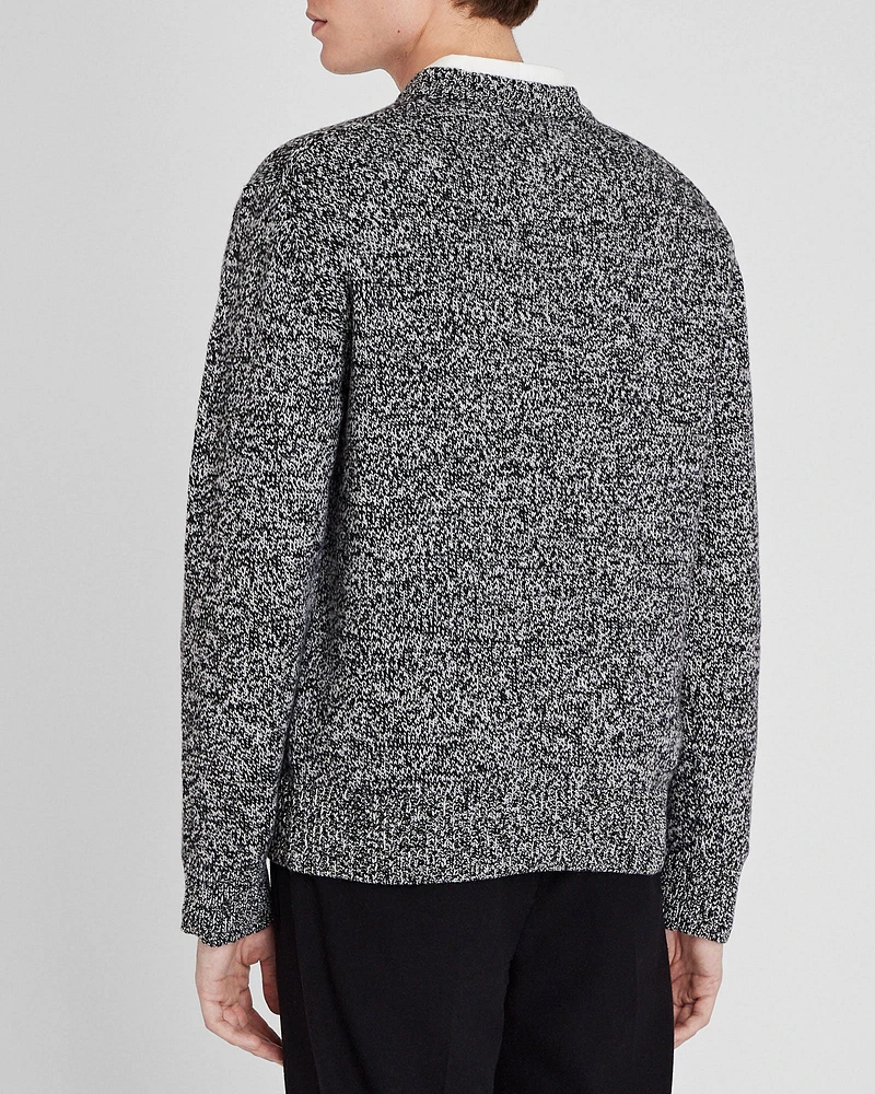 Marl Wool Blend Crewneck