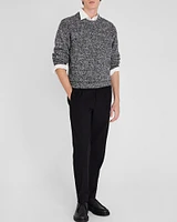 Marl Wool Blend Crewneck