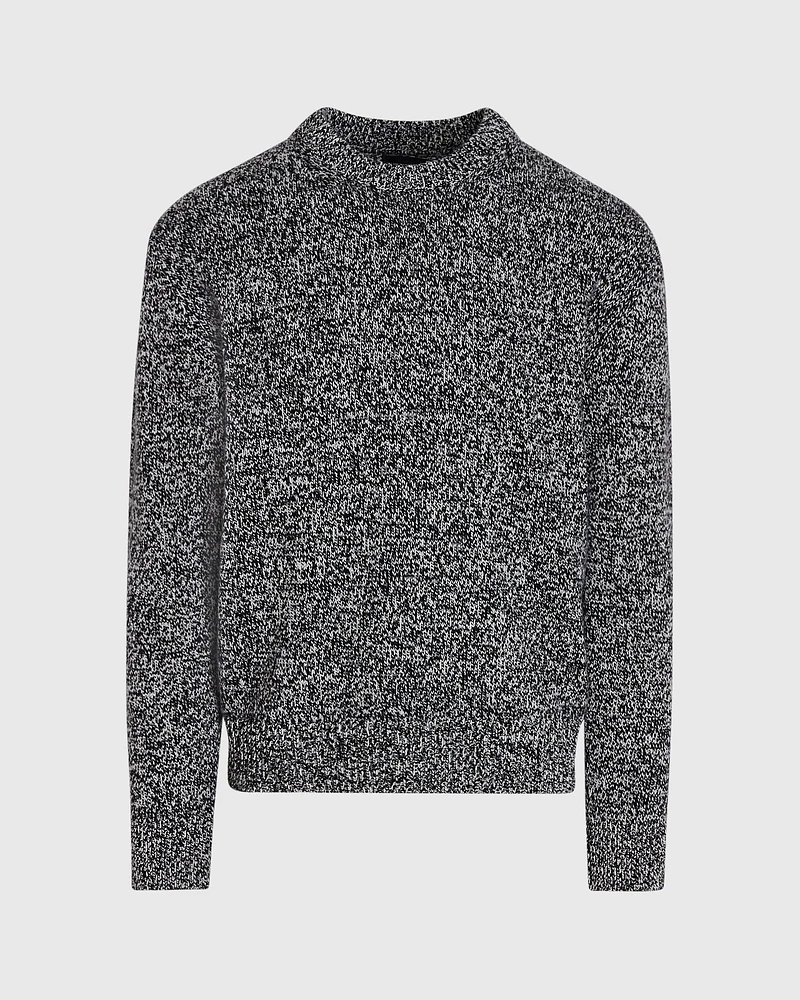 Marl Wool Blend Crewneck