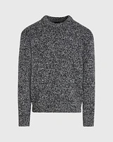 Marl Wool Blend Crewneck
