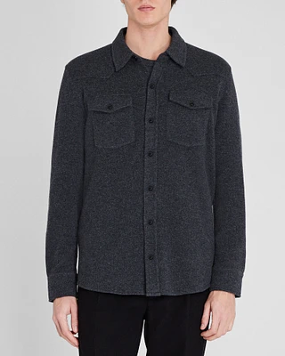Cashmere Sweater Shirt