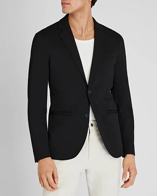 Deconstructed Pique Knit Blazer