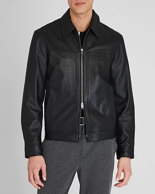 Leather Zip Jacket