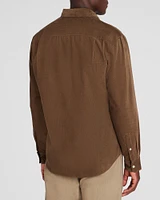 Long-Sleeve Corduroy Shirt