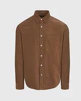Long-Sleeve Corduroy Shirt