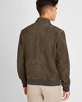 Suede Bomber Jacket