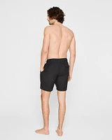 Onia Linen Blend Solid Swim Trunks