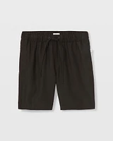 Onia Linen Blend Solid Swim Trunks