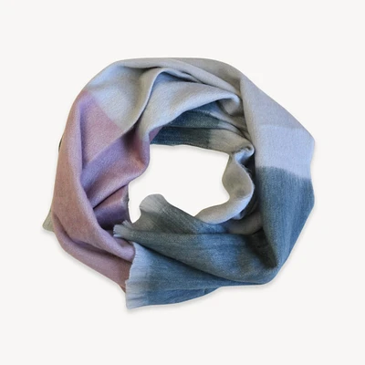 Alpaca Seamless Block Scarf