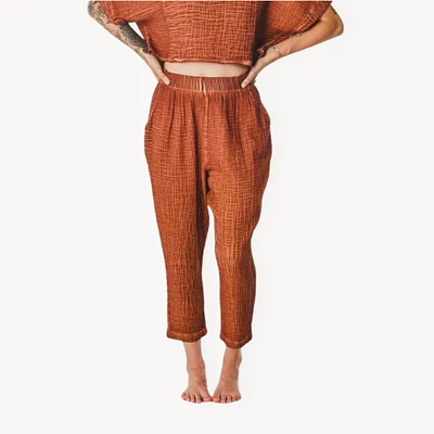 Crinkle Slouchy Pants