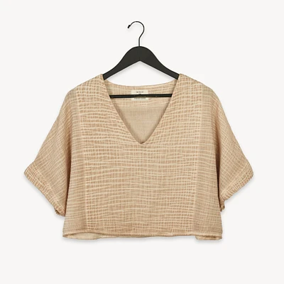 Crinkle Crop Top