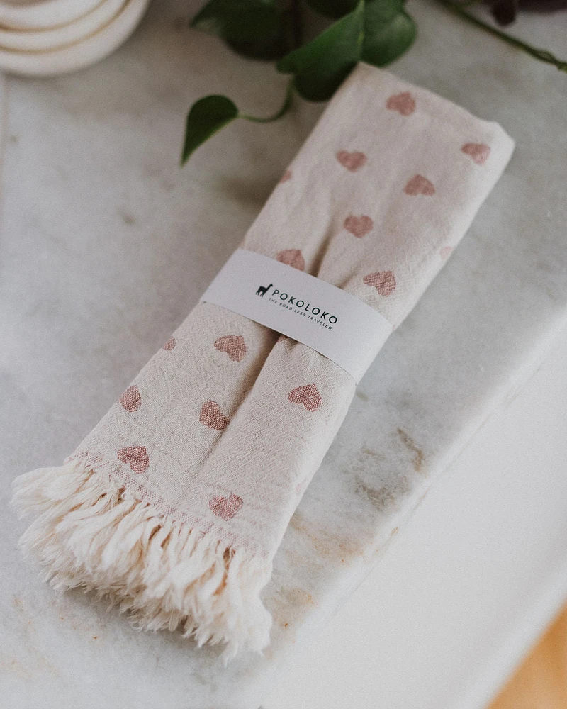 Have A Heart Hand Towel - Pack of 2
