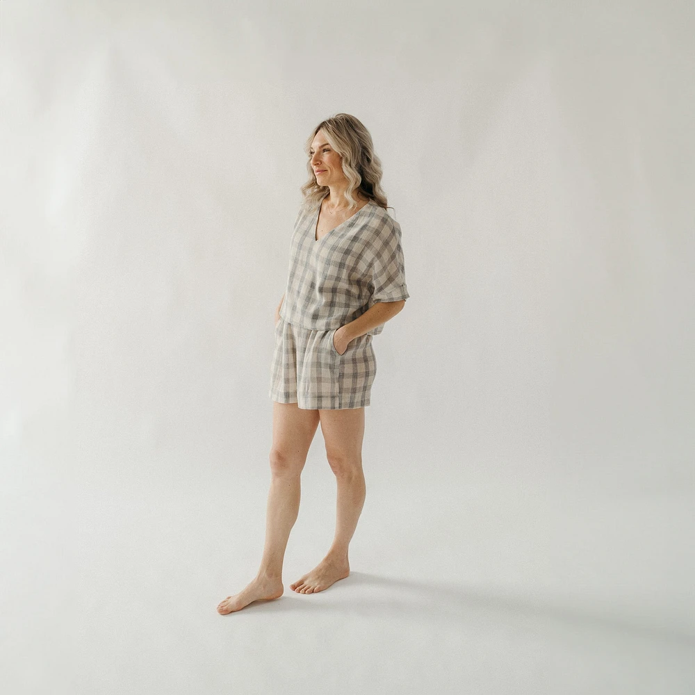 Plaid Crop Top