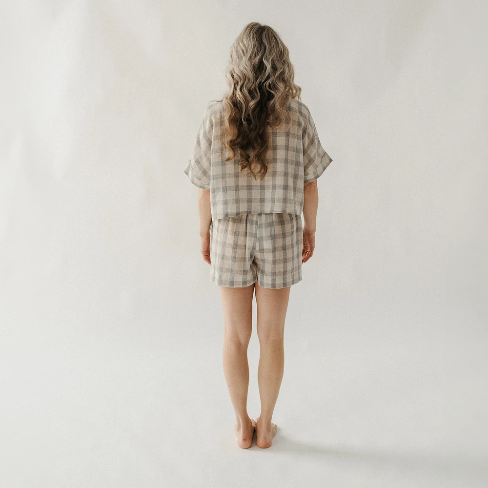 Plaid Crop Top