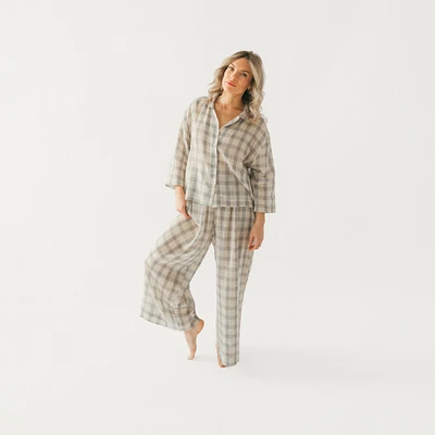 Plaid Palazzo Pants