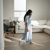 Blue Blend Palazzo Pants